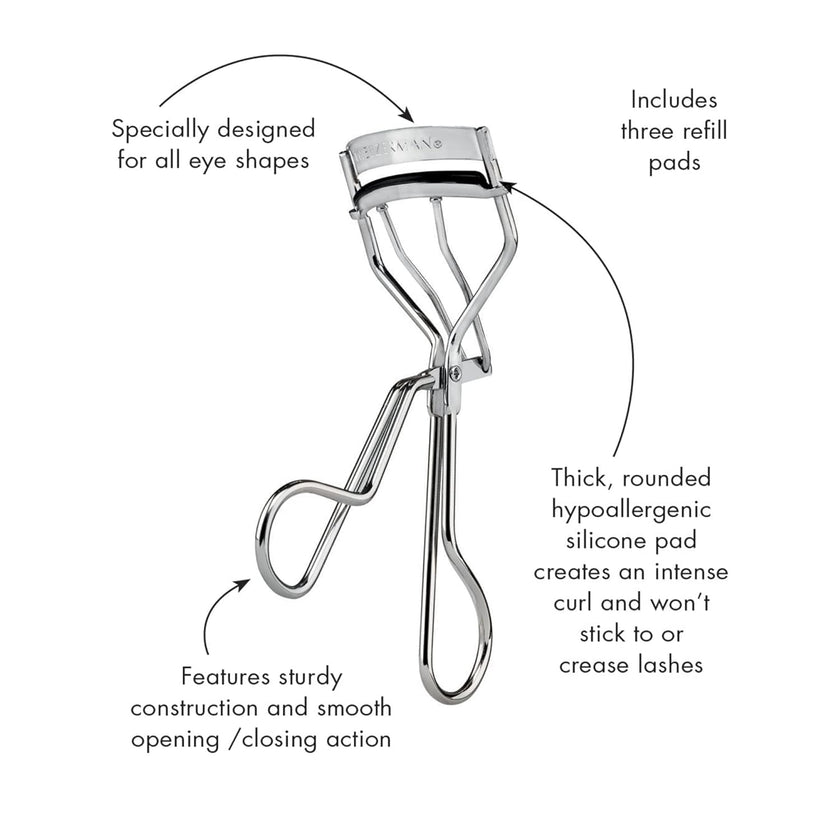 Tweezerman Classic Eyelash Curler, stainless steel, 1 Count (Pack of 1) 🍁 All In One Marketplace Canada