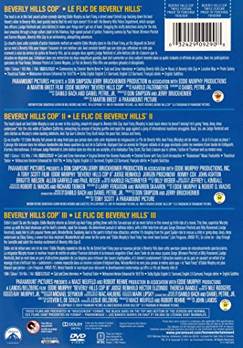 Beverly Hills Cop / Beverly Hills Cop II / Beverly Hills Cop III (Triple Feature 3-DVD Set) - DVD (Used)