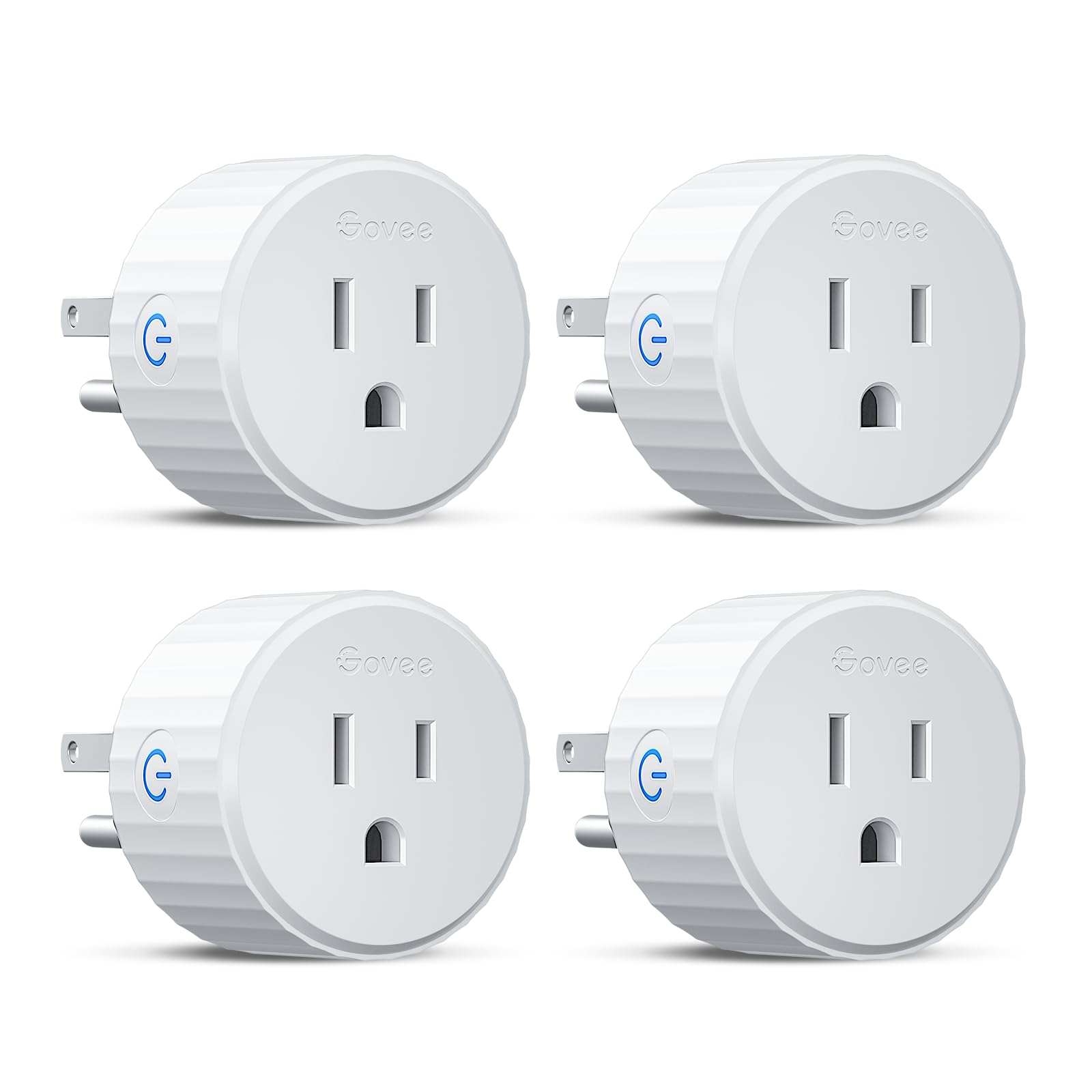 Govee Smart Plug, WiFi Plugs Work with Alexa & Google Assistant, Smart Outlet with Timer & Group Controller, WiFi Outlet for Home, No Hub Required, ETL & FCC Certified, WiFi Bluetooth Connect, 4 Pack 🍁 All In One Marketplace Canada