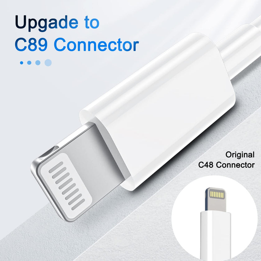 iPhone Lightning Cable [Apple MFi Certified], 4Pack iPhone Charger Cable 6FT, USB to Lightning Cable, Apple 2.4A Fast Charging Cord for iPhone 14/13/12/11 Pro/11/XR/8/7/6s Plus, iPad Pro/Air/Mini 🍁 All In One Marketplace Canada