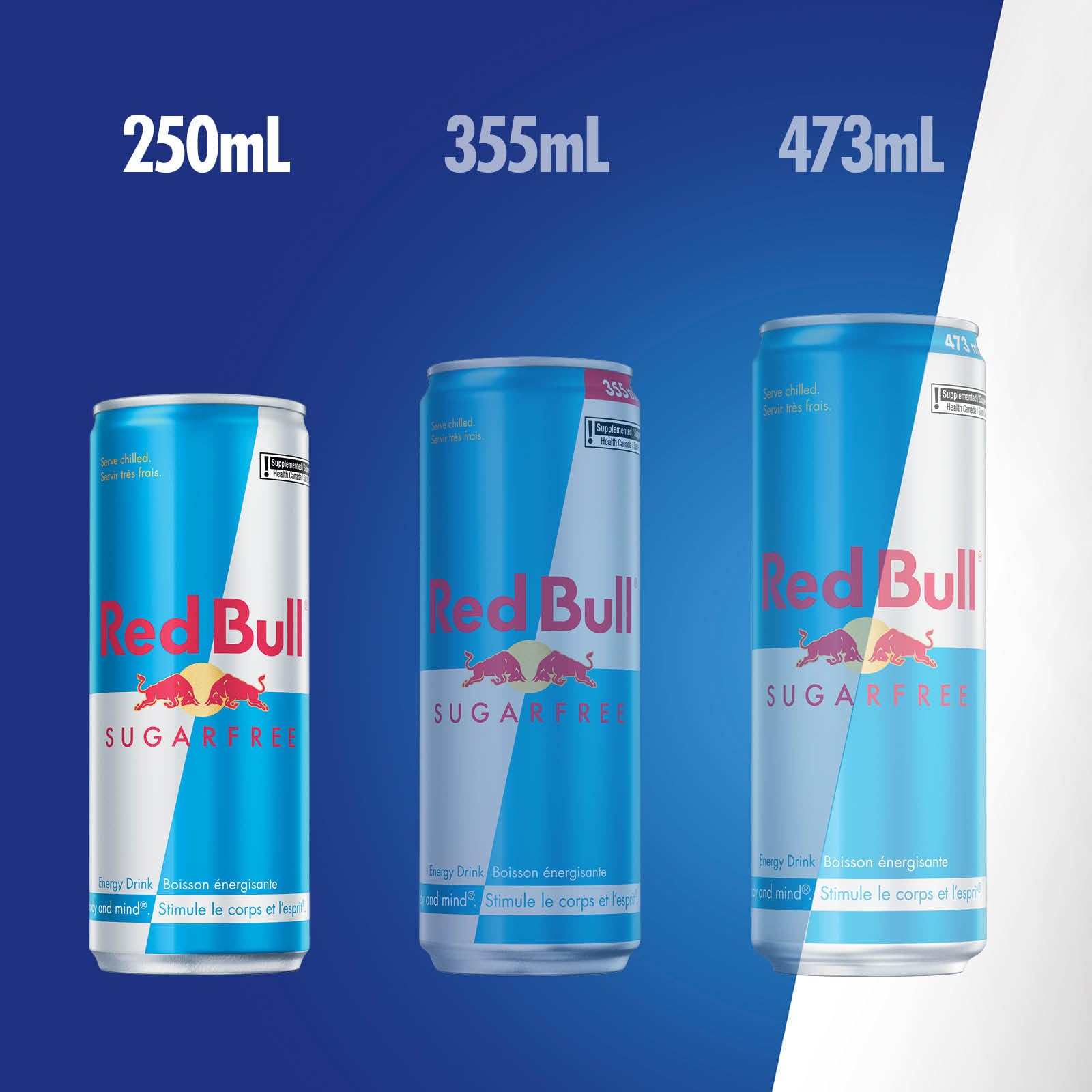 Red Bull Energy Drink, Sugar Free, 250 millilitre (Pack of 24) 🍁 All In One Marketplace Canada