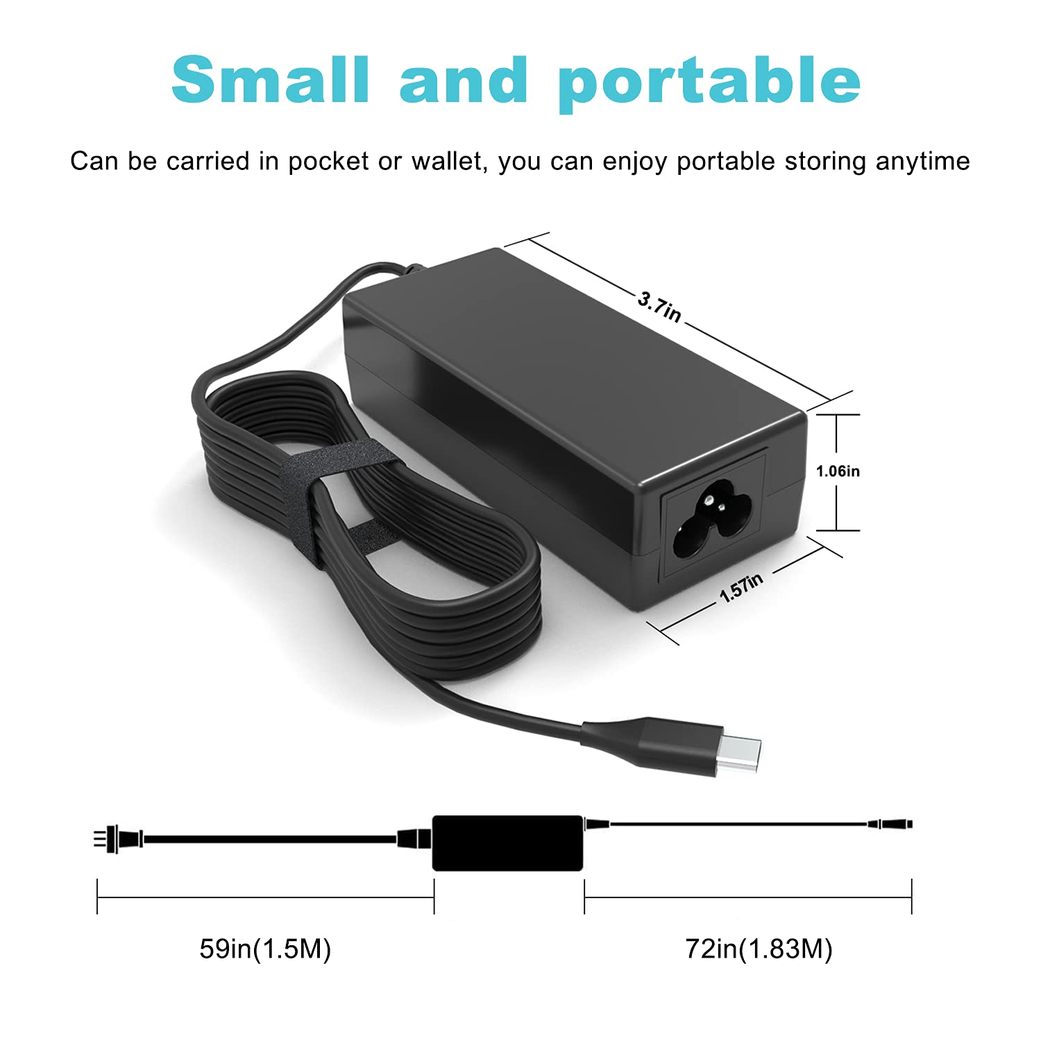 GDTOWD Universal 45W USB C Chromebook Charger Compatible with HP Acer Lenovo Asus Samsung Dell Google,Chromebook Laptop Type C AC Adapter Fast Charging 🍁 All In One Marketplace Canada