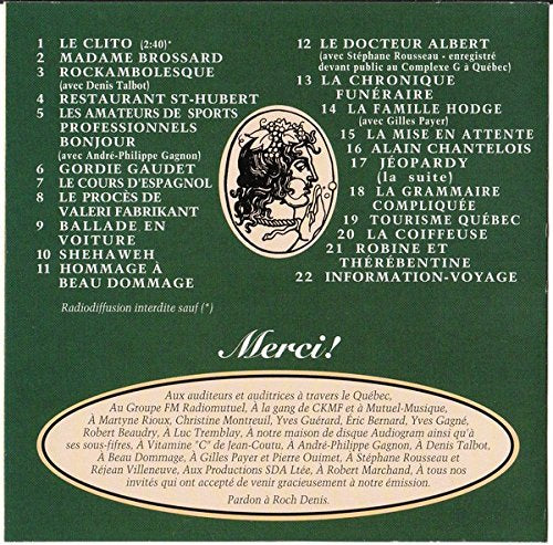 Rock et belles oreilles / Le Gros Cru 2 - CD (Used)