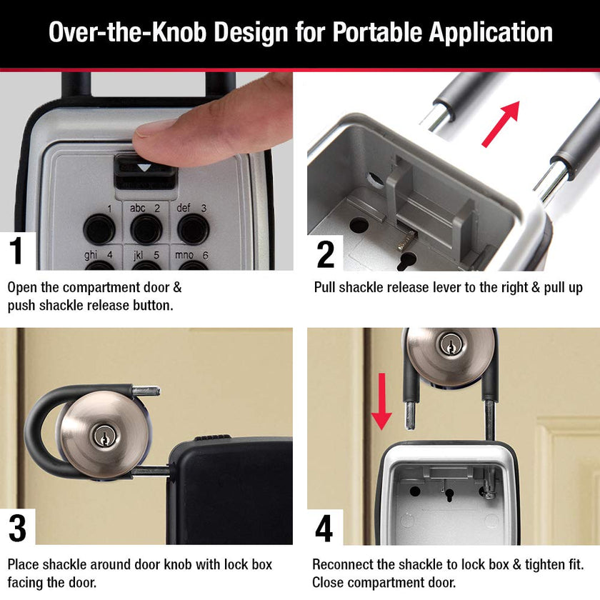 Master Lock 5422D Push Button Portable Key Safe 🍁 All In One Marketplace Canada