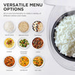 CUCKOO Rice Cooker 6 Cup Uncooked / 12 Cup Cooked, Modern Fuzzy Logic Rice Cooker Small with Delay Timer & Keep Warm Setting, Versatile Food Steamer for Cooking, Non-Stick Inner Pot, White (CR-0675FW) 🍁 All In One Marketplace Canada
