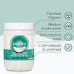 Nutiva Organic Coconut Oil Virgin, 860Ml 🍁 All In One Marketplace Canada