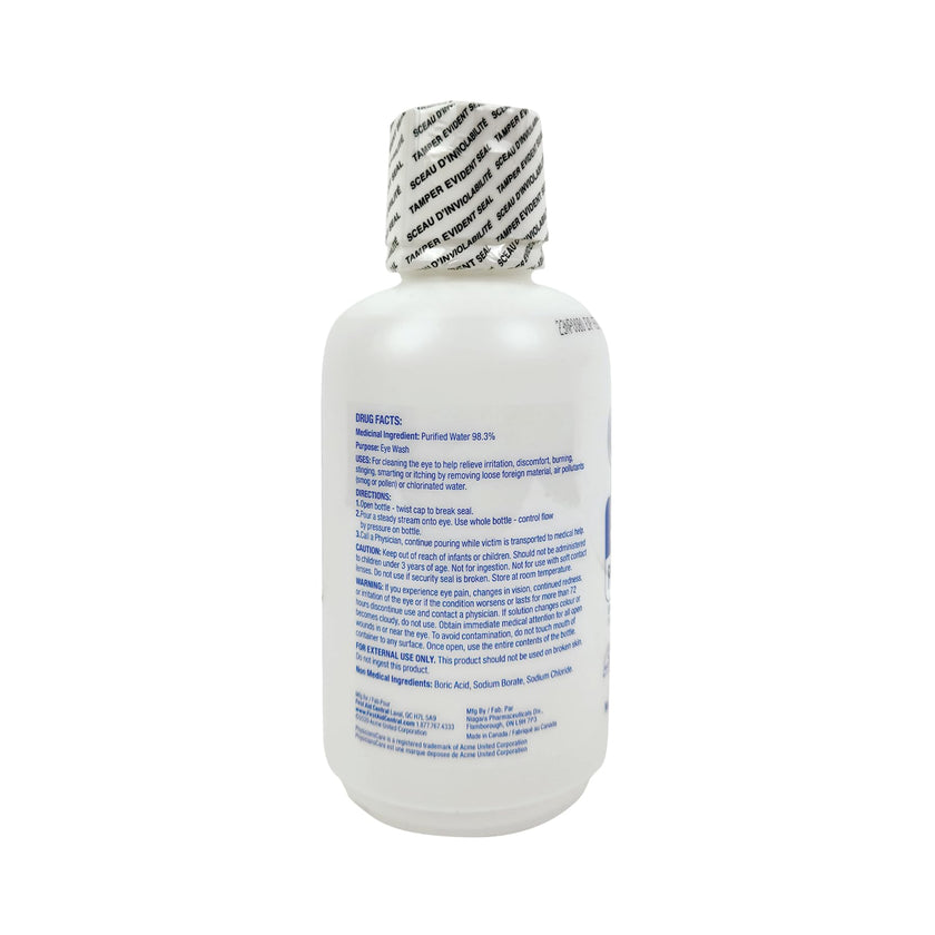 FIRST AID CENTRAL PhysiciansCare 500 ml (16 oz.) Single Bottle Eyewash Wall Station, White 🍁 All In One Marketplace Canada