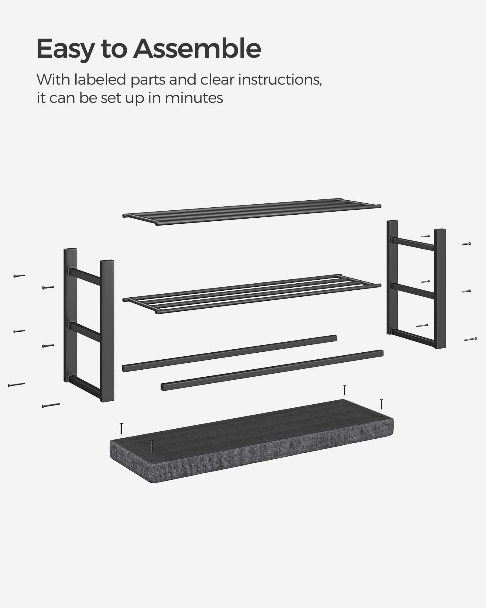 SONGMICS Shoe Storage Bench, Entryway Bench with Cushion 🍁 All In One Marketplace Canada