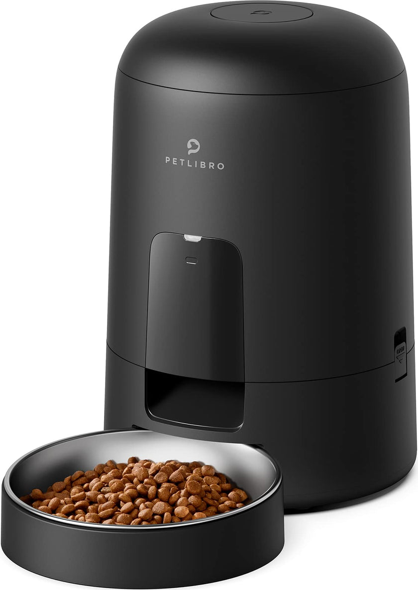 PETLIBRO Automatic Cat Feeder, 2L Timed Cat Feeder with 180-Day Battery Life, Automatic Pet Feeder for Cat & Dog, Cat Food Dispenser Program 1-6 Meals Control, Automatic Dog Feeder for Dry Food 🍁 All In One Marketplace Canada