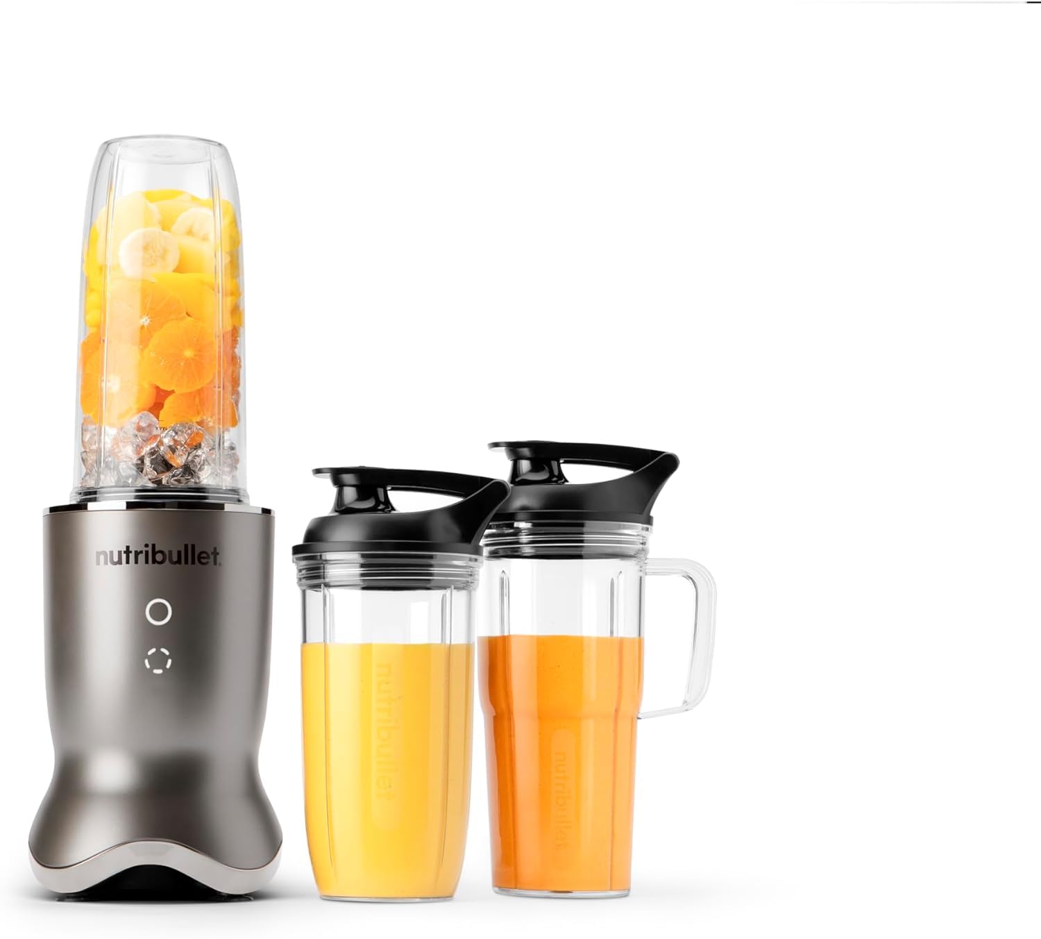 nutribullet Ultra 1200W Personal Blender for Smoothies Shakes & Protein - Quietest Single Serve Blender with Titanium Coated Blades, 3 BPA-Free Cups (32oz + 24oz), To-Go Lids, Dishwasher Safe 🍁 All In One Marketplace Canada