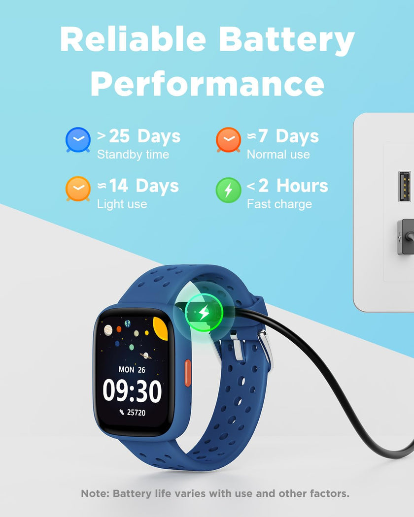 BIGGERFIVE Smart Watch for Kids, 1.8