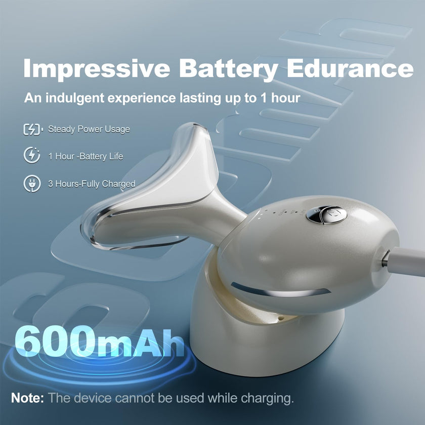Red Light Therapy Device, 7 in 1 Neck and Face Massager, Portable Facial Massager, face massager for skin tightening and Face Lifting Device Beige 🍁 All In One Marketplace Canada