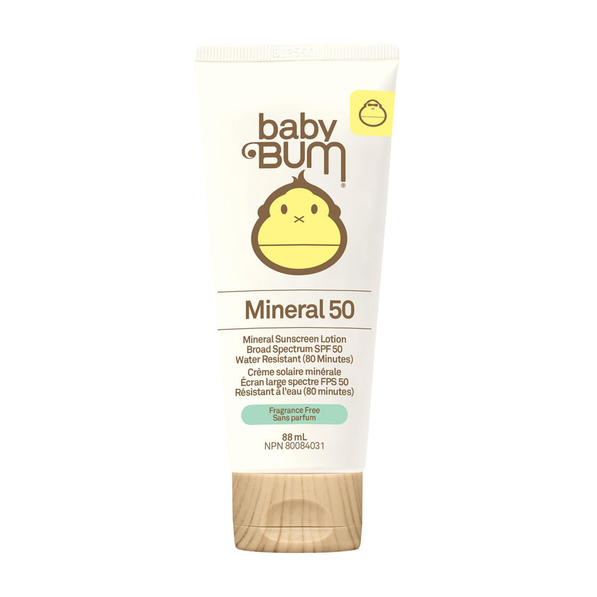 Sun Bum Baby Bum Spf 50 Sunscreen Lotion | Mineral Uva/uvb Face and Body Protection for Sensitive Skin | Fragrance Free | Travel size | 3 Fl Oz, 3 ounces 🍁 All In One Marketplace Canada