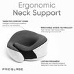 Proglobe Orthopedic Neck Pillow Travel Neck Pillows for Airplanes, Memory Foam Kit, Updated Resting Material, Airplane Travel Set with 3D Contoured Eye Masks, Earplugs, and Luxury Mesh Bag (Grey) 🍁 All In One Marketplace Canada