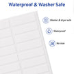 AVERY No Iron Clothing Labels, Washer & Dryer Safe, Writable Fabric Labels, 54 Labels, 1 Pack (40720), White, 1/2
