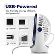 OCOOPA Small USB Desk Fan Table Fan 5'' with Strong Airflow & Quiet Operation, Portable Cooling Mini Fan 3 Speed, 360°Rotatable Head for Home Office Bedroom Desktop 🍁 All In One Marketplace Canada