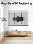 Pipishell Full Motion TV Wall Mount for 26-65 Inch TVs up to 77 lbs, Height Adjustable Corner Wall Mount Bracket with Articulating Arm, Swivel Extension Tilt, Max VESA 400x400mm, PIMF9 🍁 All In One Marketplace Canada