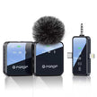 PQRQP 3-in-1 Mini Microphone for iPhone/Android/Camera, Hi-Fi Audio, 48kHz/24-bit,Wireless Microphone, 328ft Range, 18H Battery, Lapel Mic with Noise Reduction for TikTok, YouTube 🍁 All In One Marketplace Canada