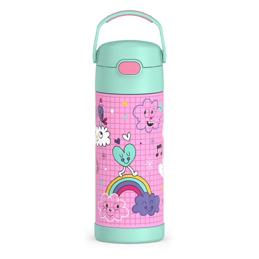 THERMOS FUNTAINER 14 Ounce Stainless Steel Vacuum Insulated Bottle, Sketchbook 🍁 All In One Marketplace Canada