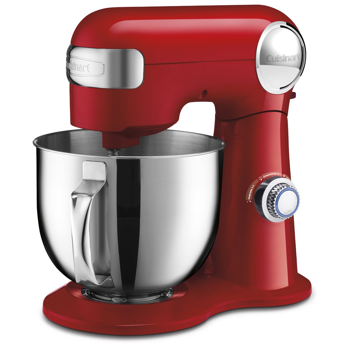 Cuisinart Precision Master 5.5-Quart Tilt-Head Stand Mixer, 12 Speed, 500W, Includes Bowl, Dough Hook, Chef's Whisk and Flat Mixing Paddle, Red (SM-50RC) 🍁 All In One Marketplace Canada