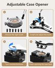 EasyTime Watch Repair Kit, Watch Link Removal Tool, Watch Band Adjustment, Including Watch Back Case Opener, Spring Bar, Operation Manual, Suitable for Battery Replacement and Strap disassemble 🍁 All In One Marketplace Canada