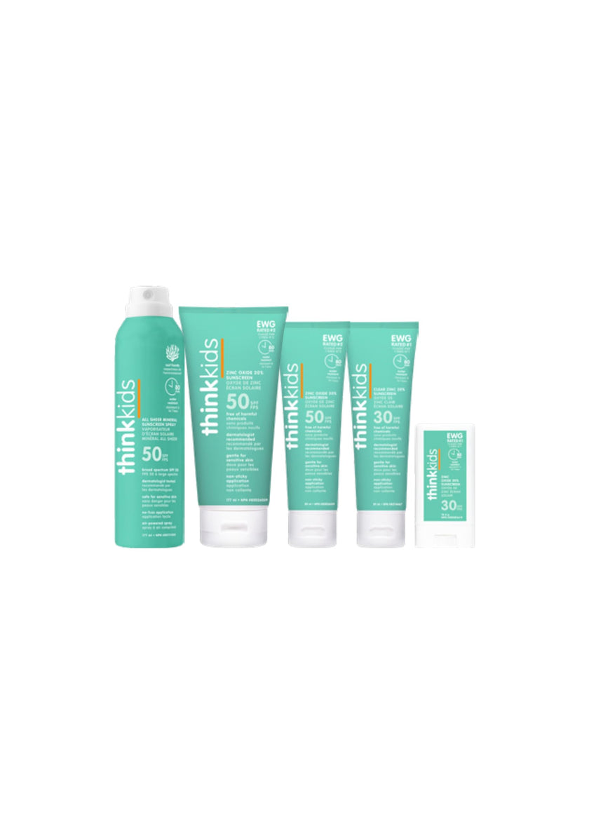 Thinksport Kids Sunscreen Spray, SPF 50 All Sheer Mineral Sunscreen, 6 Fl Oz, Clear Water Resistant Baby & Toddler Sun Screen, Natural Zinc Oxide Sun Protection 🍁 All In One Marketplace Canada