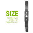Greenworks Replacement Lawn Mower Blade (16