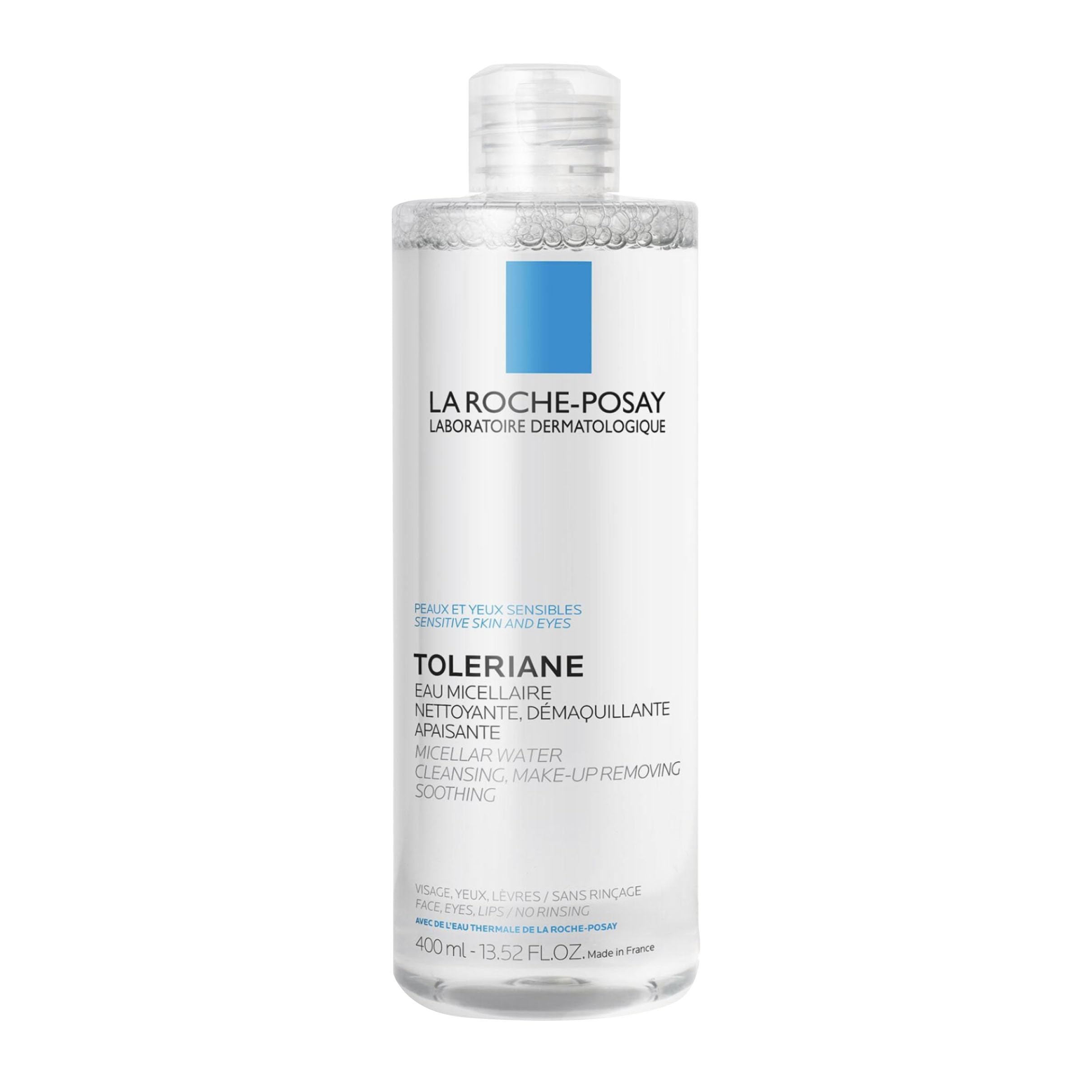 La Roche Posay Toleriane Micellar Water for Ultra Sensitive Skin, Cleanses and Removes Makeup, formulated with Glycerin & Thermal Spring Water, Hypoallergenic, Recommended by Dermatologists, 400ml 🍁 All In One Marketplace Canada