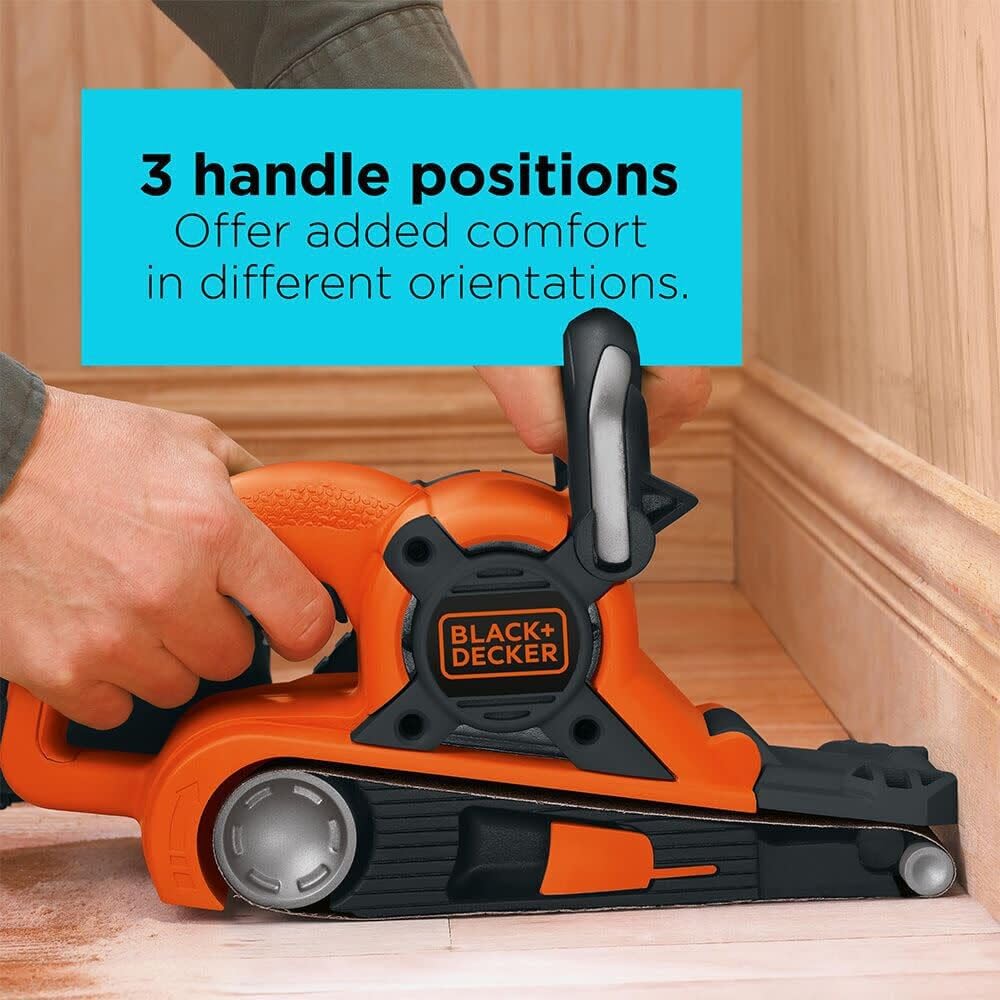 BLACK+DECKER Belt Sander with Dust Bag, 7-Amp, 3-Inch by 21-Inch (DS321) 🍁 All In One Marketplace Canada