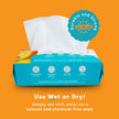 Whoopsie Wipes – The Original 100% Pure Cotton Dry Baby Wipes – Ultra Soft, Unscented, Chemical-Free Wipes for Sensitive Skin – Use Dry or Add Water for Wet Wipes – 12 Packs (1200 Count) 🍁 All In One Marketplace Canada
