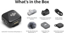 DJI Mic Mini (2 TX + 1 Mobile RX), Wireless Microphone for iPhone/Android, Plug and Play, Compact & Lightweight, Cross-Model Pairing, Premium Audio, Stable Transmission, Noise Cancelling 🍁 All In One Marketplace Canada