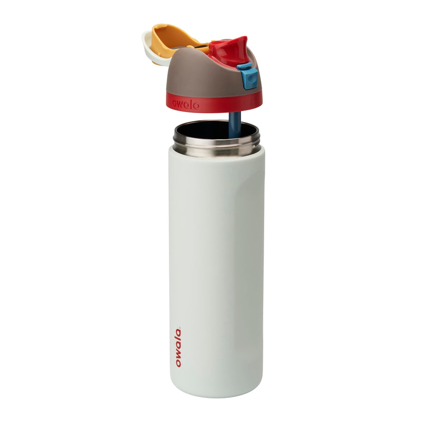 Owala FreeSip Insulated Stainless Steel Water Bottle with Straw for Sports and Travel, BPA-Free, 24-oz, Boneyard 🍁 All In One Marketplace Canada