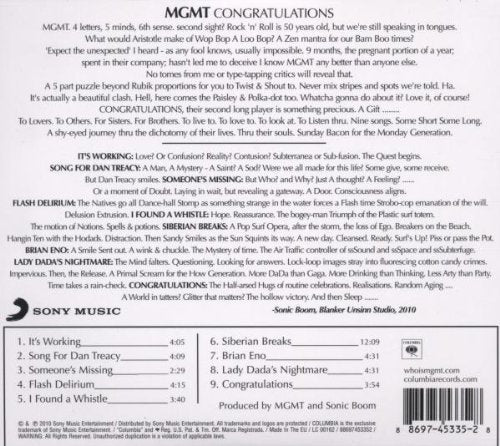 MGMT / Congratulations - CD (Used)