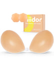 Niidor Adhesive Bra Sticky Strapless Backless Invisible Push up Silicone Bra for Women with Nipple Covers Creme A 🍁 All In One Marketplace Canada