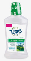 Tom's of Maine Wicked Fresh! Natural Fluoride Free Mouthwash, Cool Mountain Mint, 473ml, 6 pack 🍁 All In One Marketplace Canada