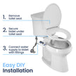 LUXE Bidet NEO 120 - Single Nozzle, Self-Cleaning, Non-Electric Bidet Attachment for Toilet Seat, Adjustable Water Pressure, Rear Wash (White) 🍁 All In One Marketplace Canada
