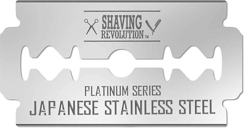 Viking Revolution 50x Safety Razor Blades Men - Platinum Japanese Stainless Steel Double Edge Razor Blade For A Smooth, Precise And Clean Shave - Razor Blades Double Edge - Safety Razor Blade 🍁 All In One Marketplace Canada