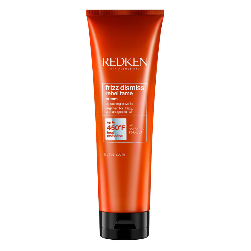 Redken Frizz Dismiss Rebel Tame Leave-In Cream, Anti-Frizz & Heat Protectant Smoothing Cream for Coarse, Frizzy Hair, 250ml 🍁 All In One Marketplace Canada