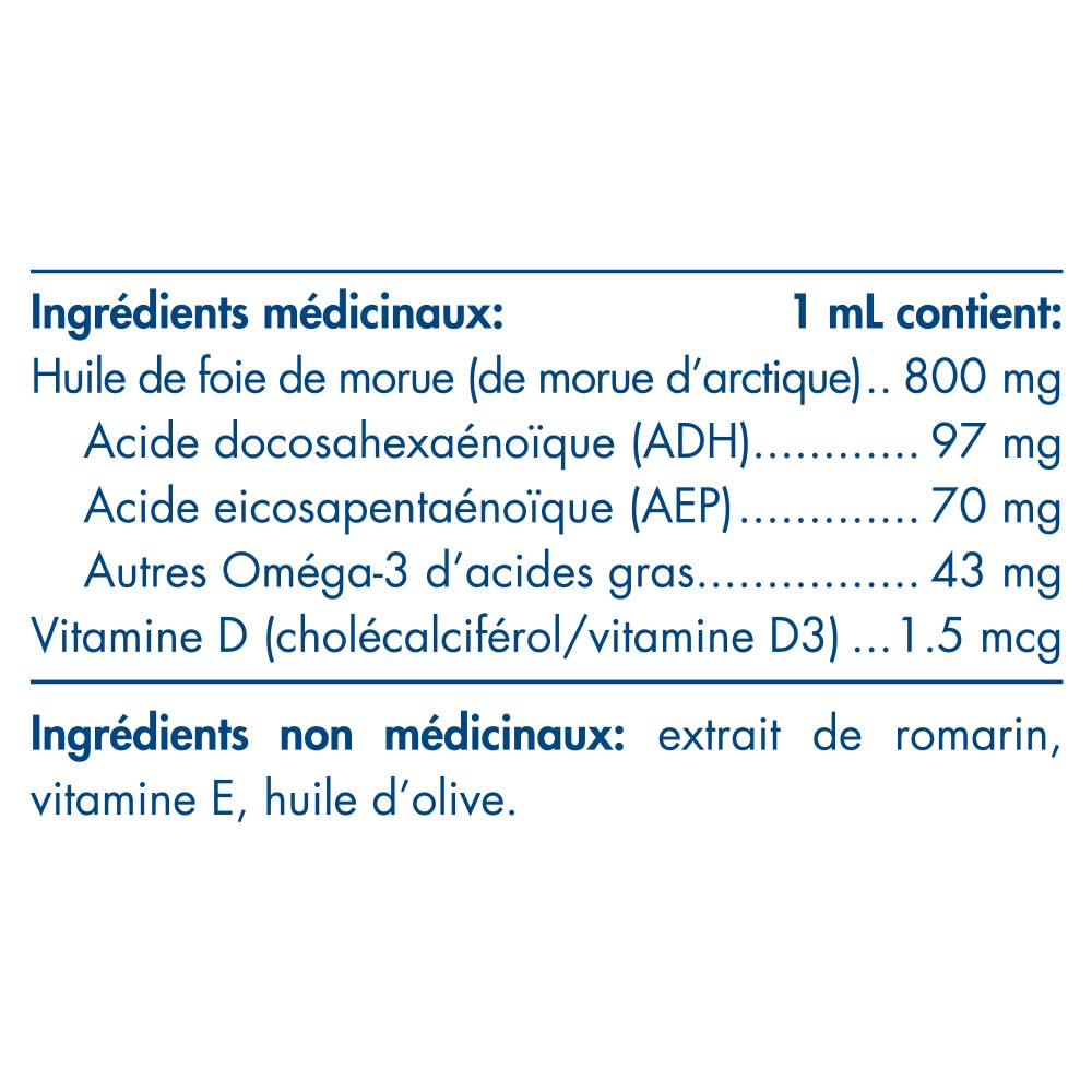 Nordic Naturals Baby's DHA Liquid - Omegas From Arctic Cod Liver Oil with Vitamin D3, Safe and Effective for Babies, 60 mL 🍁 All In One Marketplace Canada