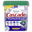 Cascade Platinum Plus Dishwasher Detergent Pods, Dish Detergent Soap, Lemon Scent, 51 Count 🍁 All In One Marketplace Canada