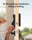 eufy Security Video Smart Lock E330, 3-in-1 Camera+Doorbell+Fingerprint Keyless Entry Door Lock, WiFi Door Lock,App Remote Control,2K HD,Doorbell Camera,No Monthly Fee 🍁 All In One Marketplace Canada