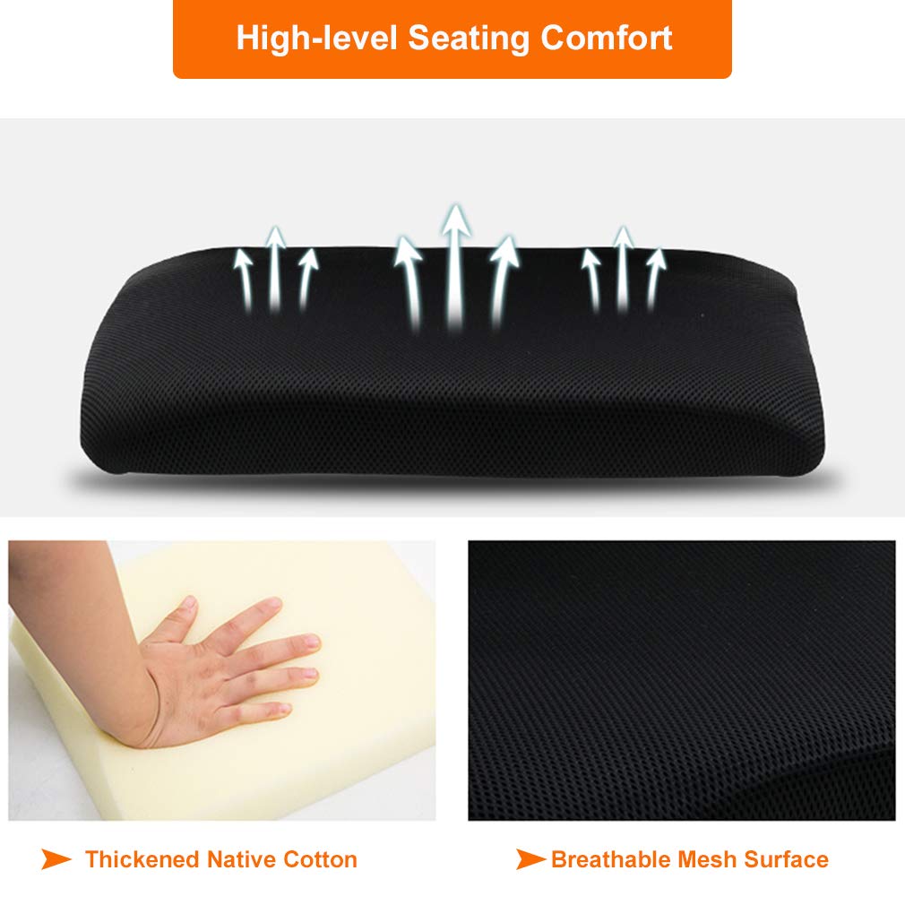 BestOffice Home Office Chair Ergonomic Desk Chair Mesh Computer Chair with Lumbar Support Armrest Executive Rolling Swivel Adjustable Mid Back Task Chair for Women Adults, Black (Black) 🍁 All In One Marketplace Canada