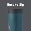 Owala SmoothSip Slider Insulated Stainless Steel Coffee Tumbler, Reusable Iced Coffee Cup, Hot Coffee Travel Mug, BPA Free 12 oz, High Dive 🍁 All In One Marketplace Canada