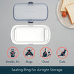 Large One-Handed Butter Dish with Lid for 1 lb Canadian Butter, Airtight Butter Keeper with Lid Fit a Full Pound Block of Butter,Locking Butter Container for Countertop,Cat/Dog Proof(White) 🍁 All In One Marketplace Canada