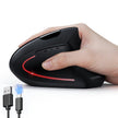 TECKNET Ergonomic Mouse, Rechargeable Vertical Ergo Mouse Wireless, Silent 2.4GHz 6 Buttons Optical Carpal Tunnel Mouse, 5 Adjustment Levels, Up to 4800DPI Wireless Mouse for Laptop, Desktop, PC 🍁 All In One Marketplace Canada