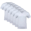 Gildan Men's V-Neck T-Shirts, Multipack, Style G1103, White (6-Pack), X-Large 🍁 All In One Marketplace Canada