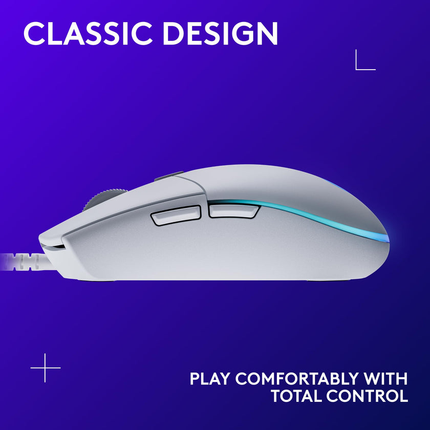 Logitech G203 Wired Gaming Mouse - White 🍁 All In One Marketplace Canada
