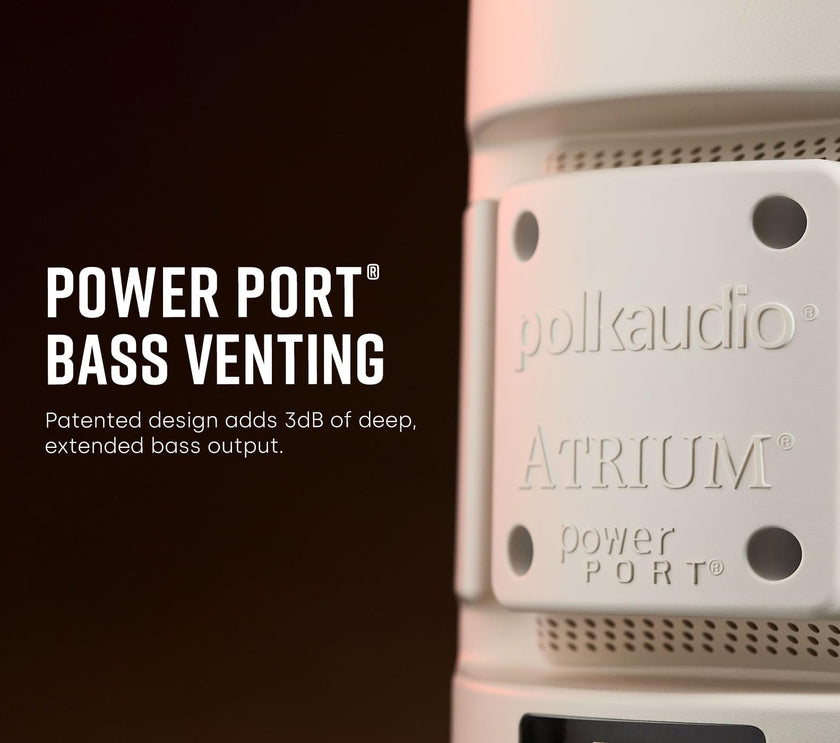 Polk Audio Atrium 6 Outdoor All-Weather Speakers with Bass Reflex Enclosure (Pair, Black), Broad Sound Coverage, Speed-Lock Mounting System 🍁 All In One Marketplace Canada