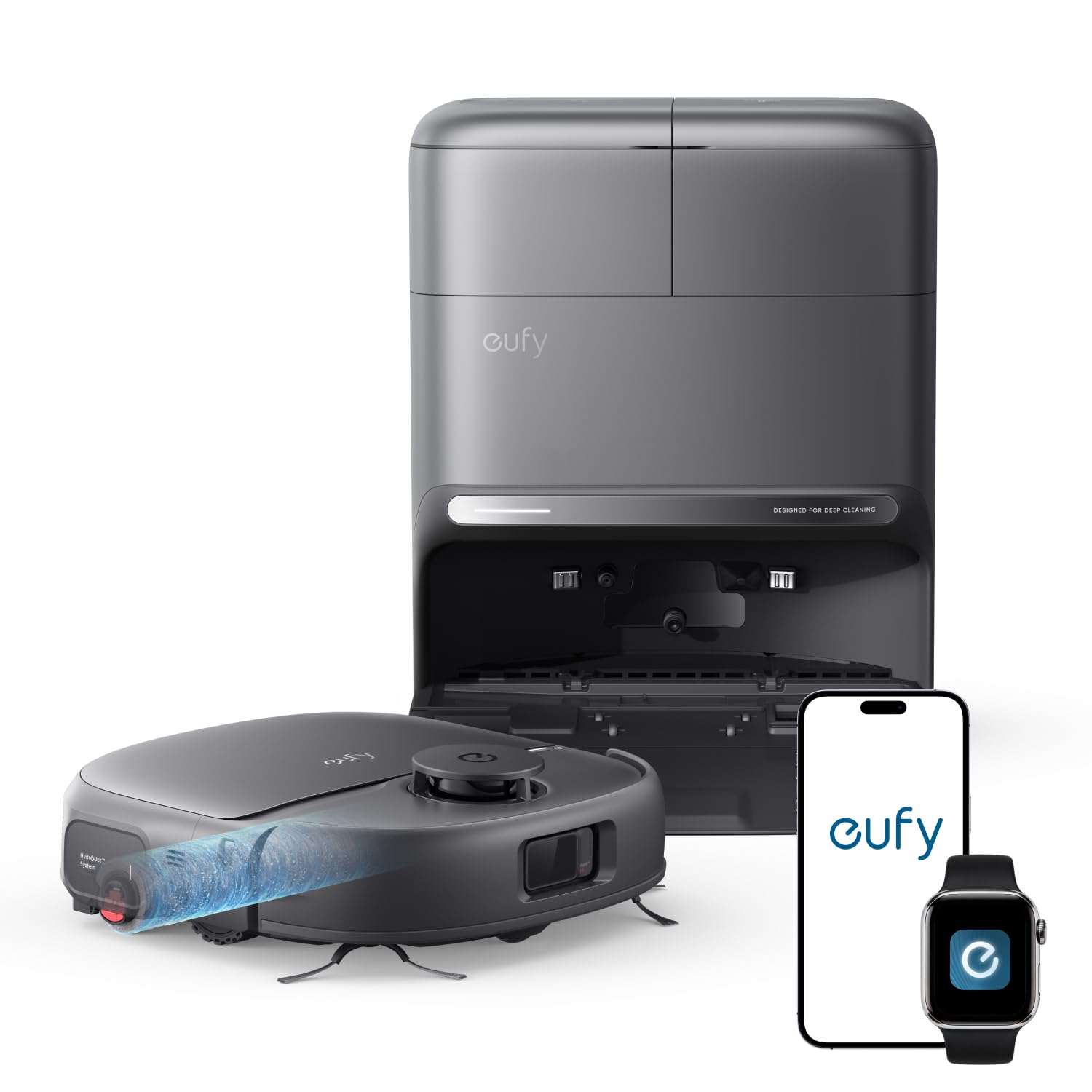 eufy New 2026 Robot Vacuum, C28 Omni, Upgraded from eufy X10 pro Omni, HydroJet Self-Cleaning Roller Mop, 15,000Pa Suction, All-in-1 Station,Tangle-Free,Auto Mop Washing&Drying, AI Obstacle Avoidance 🍁 All In One Marketplace Canada