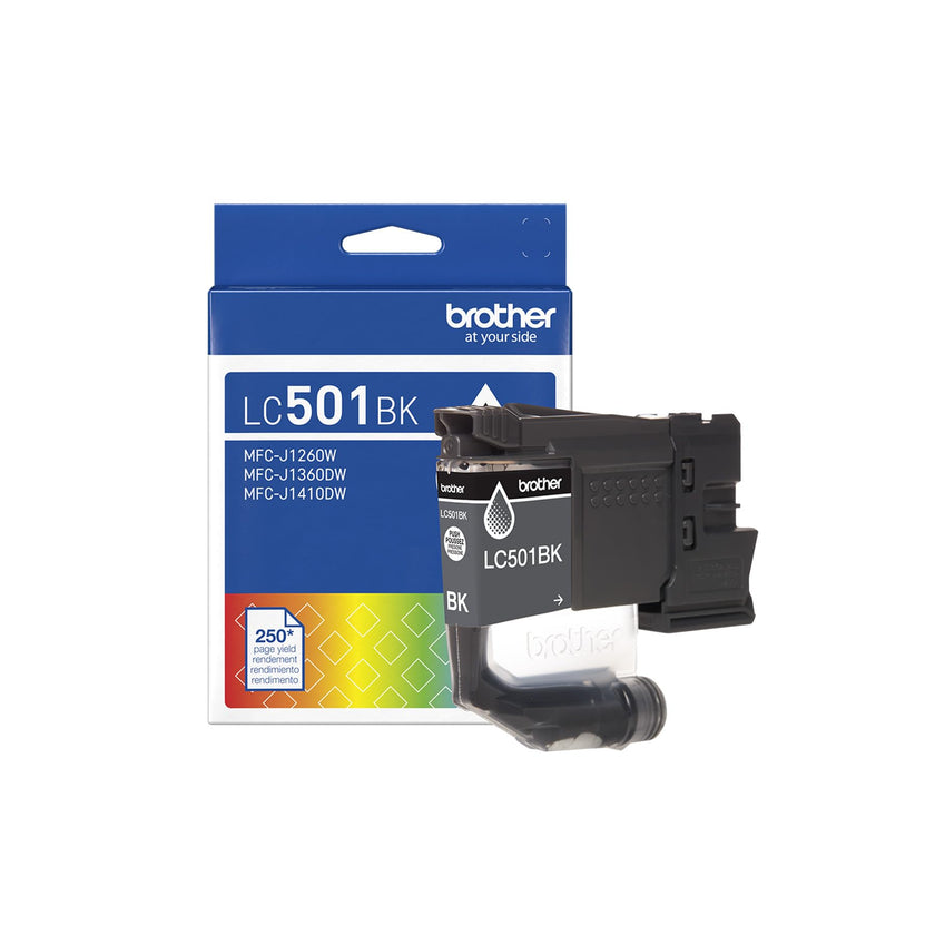 Brother Genuine LC501BKS Standard Yield Black Ink Cartridge for Brother Printer MFC-J1260DW, MFC-J1360DW, MFC-J1410DW 🍁 All In One Marketplace Canada
